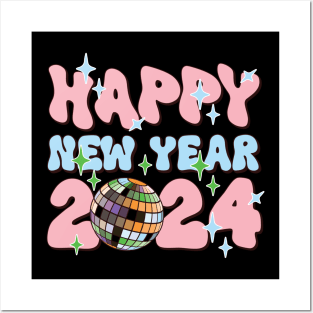 Happy New Year 2024 Posters and Art